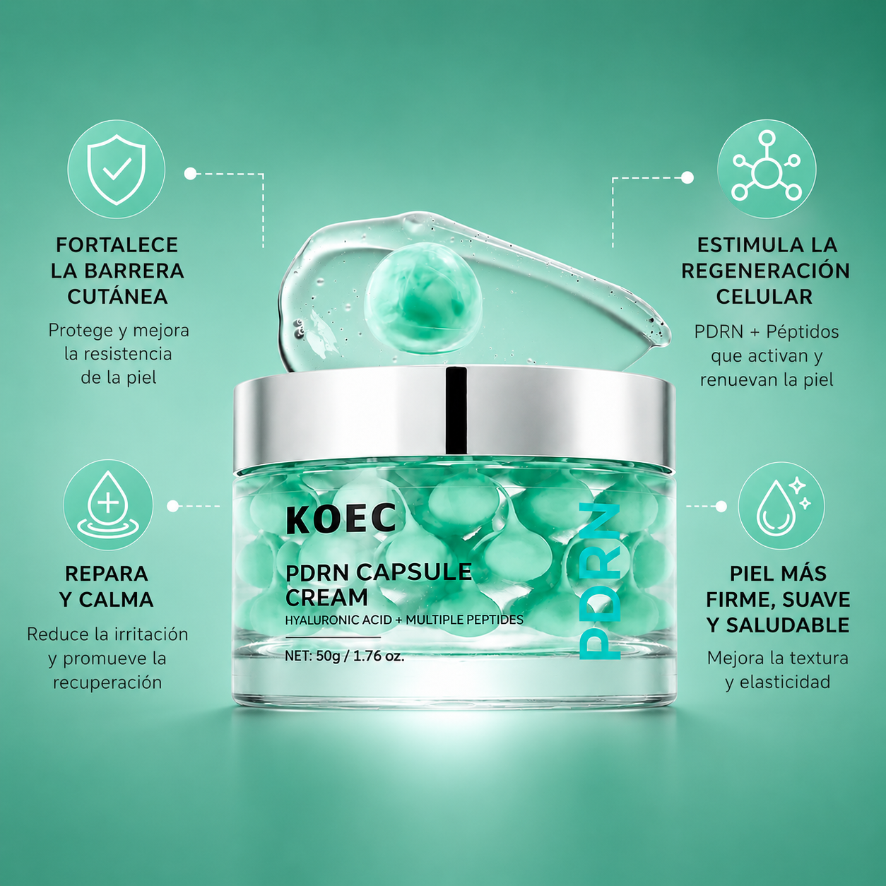 KOEC PDRN | Cápsulas de Juventud para una Piel efecto Glow